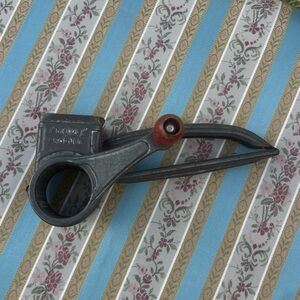 Vintage Mouli Grater Made in France Red Wooden Handle